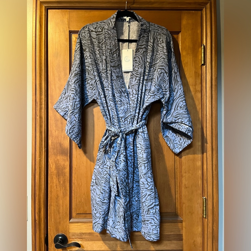 Johnny Was Calme 100% cotton kimono robe (L)